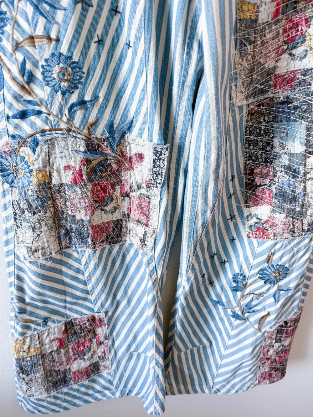 Free People Runyon Patched Craft Pants in West Ridge Size 6 Preloved - Picture 8 of 13
